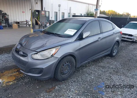 2013 Hyundai Accent Gls z USA, uszkodzony, nr VIN KMHCT4AE4DU585522
